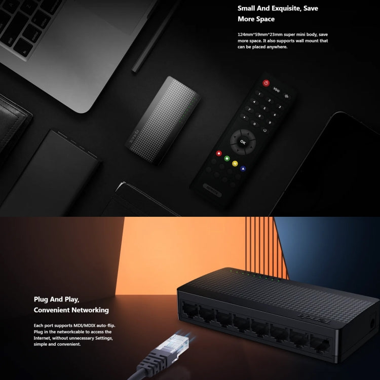 Tenda SG108M All Gigabit Ports High-speed Network 8-Port Ethernet Switch 1000Mbps Fast LAN HUB, SG108M Tenda SG108M All Gigabit Ports High-speed Network 8-Port Ethernet Switch 1000Mbps Fast LAN HUB, SG108M